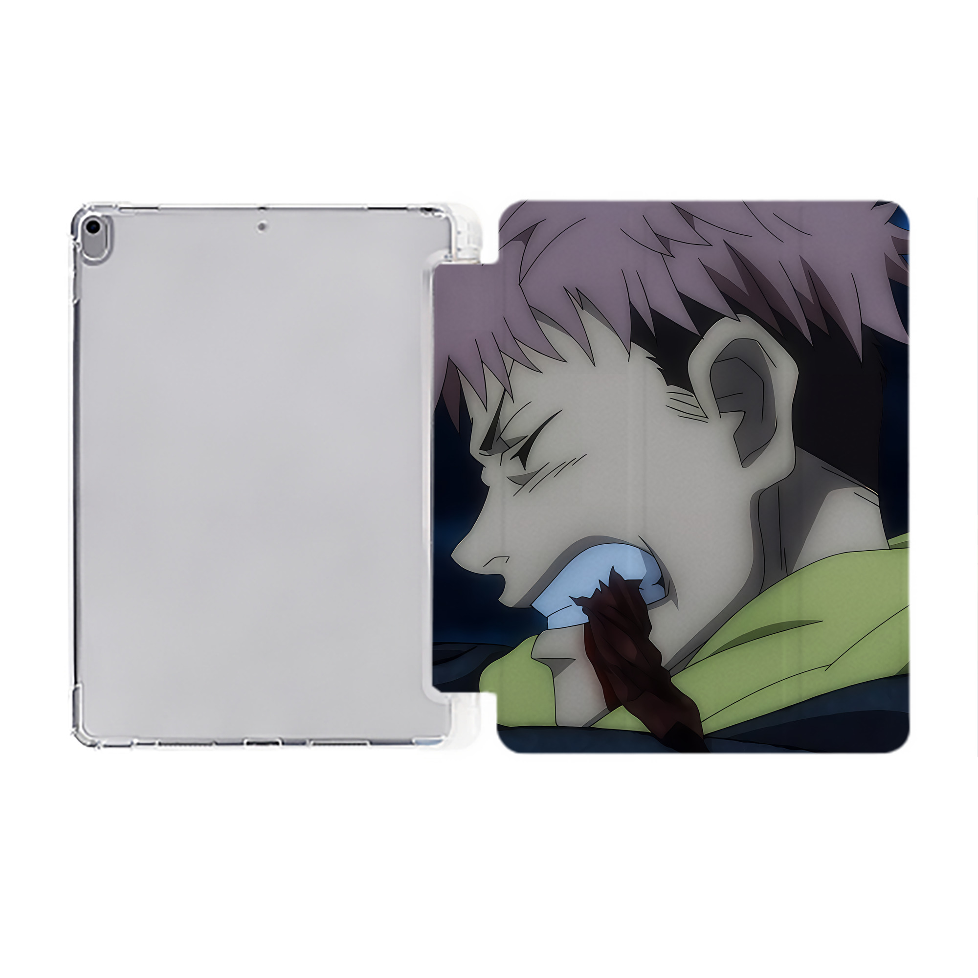 （画像用） SPY×FAMILY间谍家家酒 IPad ケース ペン収納付き 三つ折りスタンド PUレザー×シリコン 対応機種9.5/10.5/10.9インチ